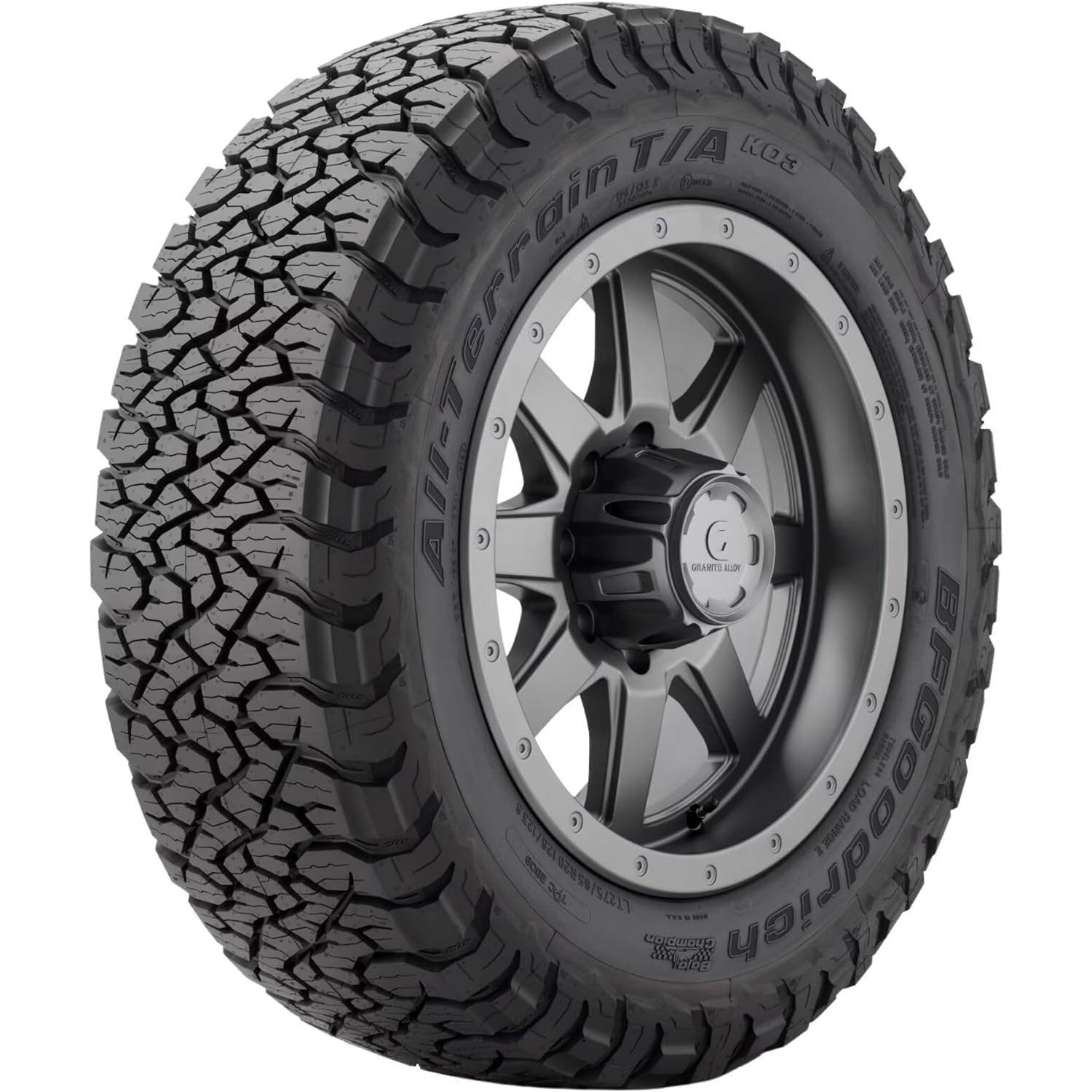 225/70R16 BFGOODRICH ALL-TERRAIN T/A KO3 LRC RWL 102/99S